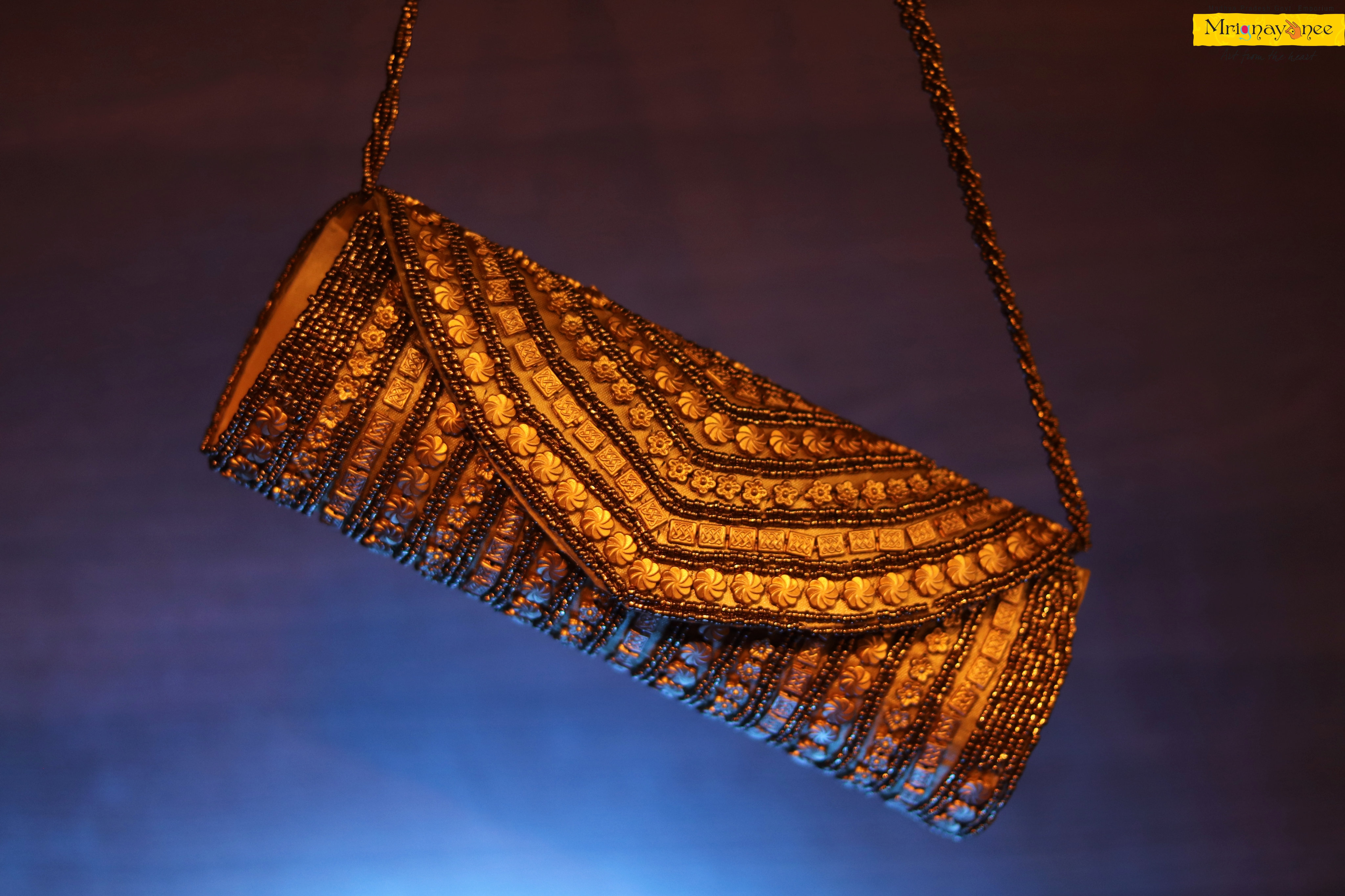 Bhopal Zari Zardozi Purse